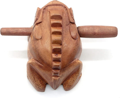 青蛙刮瓜木製樂器 Frog Guiro Wooden Instrument