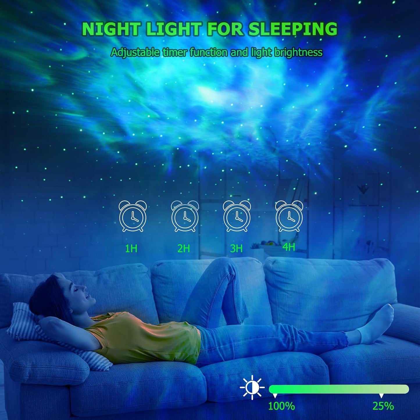 銀河投影燈 Aurora Galaxy Projector