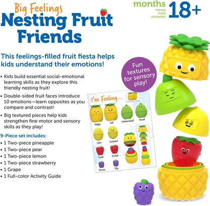 Learning Resources 情緒水果好朋友 Big Feelings Nesting Fruit Friends