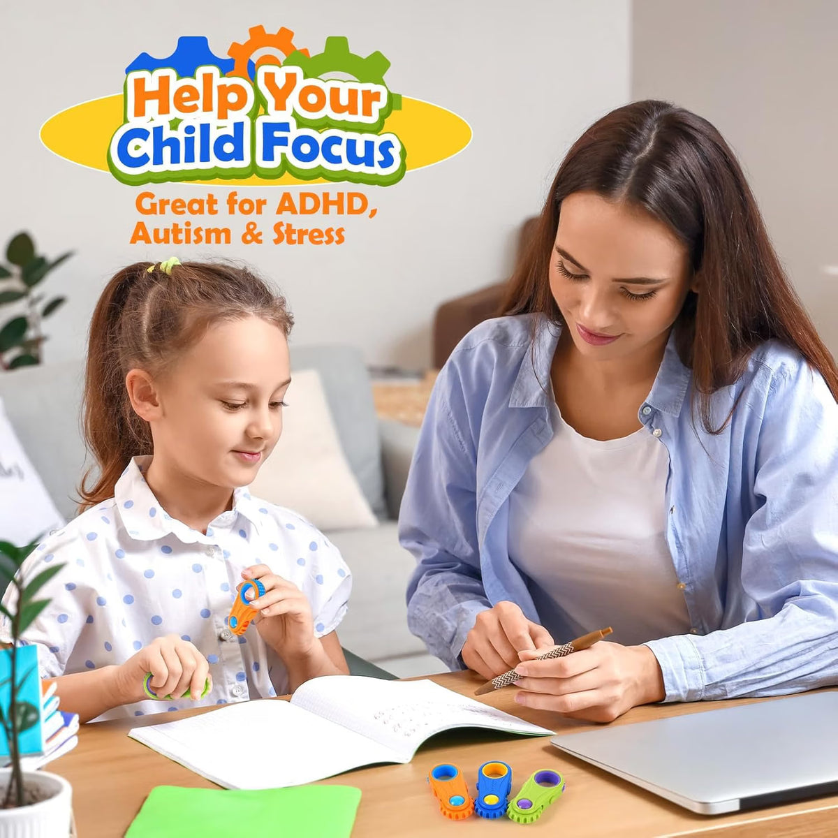 LESONG 五合一兒童感統指尖玩具 5-in-1 Sensory Fidget Toys for Kids (Pack of 3)