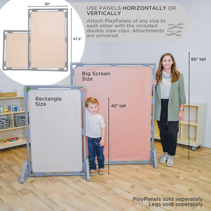 課室自由組合活動隔板 長方形 Kids Room Divider & Sensory Flex-Space Partition Rectangle