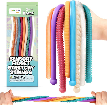 LESONG 彈力紋理拉伸條感統玩具 Textured Stretch Strings Sensory Toys