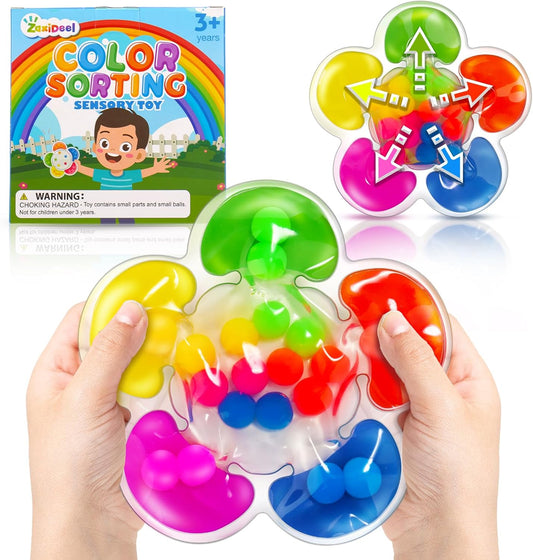 花朵顏色分類感官玩具 Color Sorting Sensory Toy