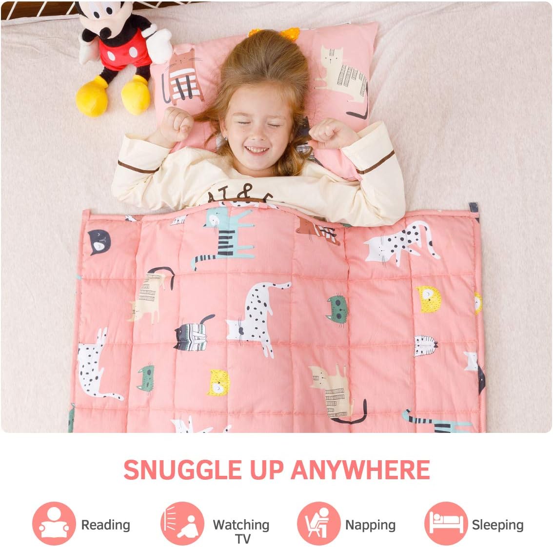 Mr. Sandman 萌貓加壓被系列 Cute Cat Weighted Blanket Series