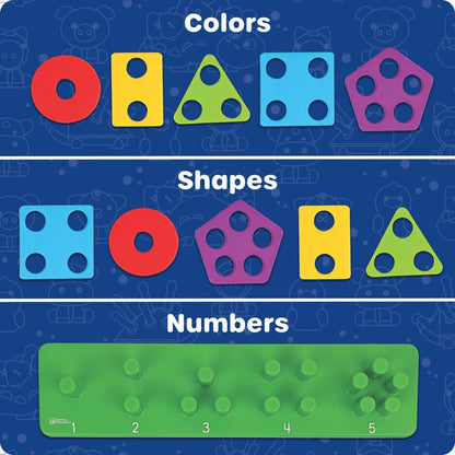 Learning Resources 形狀花園堆疊組 Stacking Shapes Garden