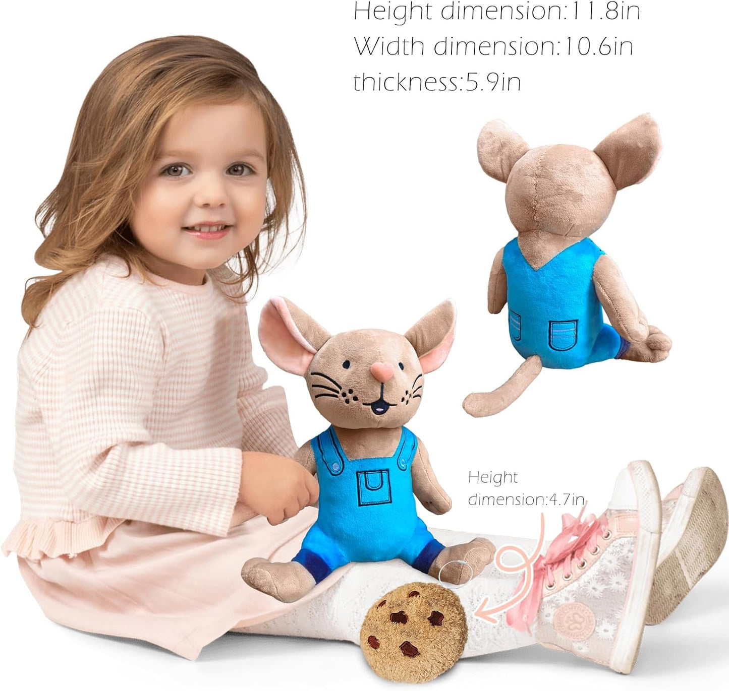 經典繪本絨毛玩偶組 Classic Book Plush Set "Give a Mouse a Cookie"