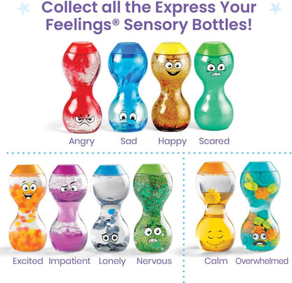 hand2mind 情緒感知感官瓶-進階情緒組 Express Your Feelings Sensory Bottles-