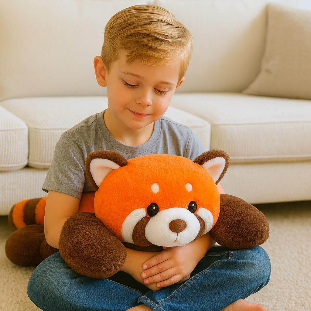 重量感安撫紅熊貓絨毛玩偶 Weighted Red Panda Plush