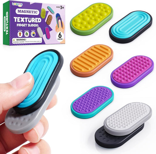 LESONG 磁吸紓壓滑塊 Magnetic Sensory Sliders – 6 Pack