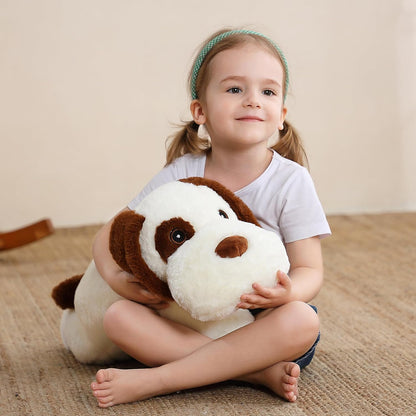 磅加壓安撫白色狗狗玩偶 5lbs Weighted White Dog Plush