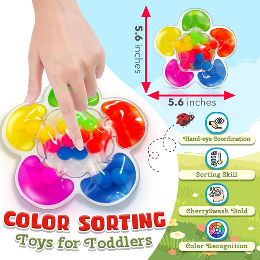 花朵顏色分類感官玩具 Color Sorting Sensory Toy
