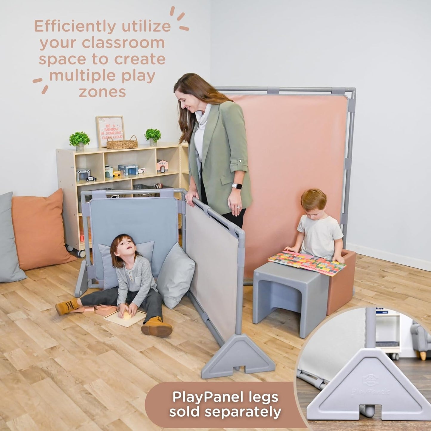 課室自由組合活動隔板 長方形 Kids Room Divider & Sensory Flex-Space Partition Rectangle