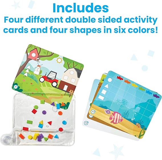 顏色與形狀感官探索墊 hand2mind Colors & Shapes Sensory Pad
