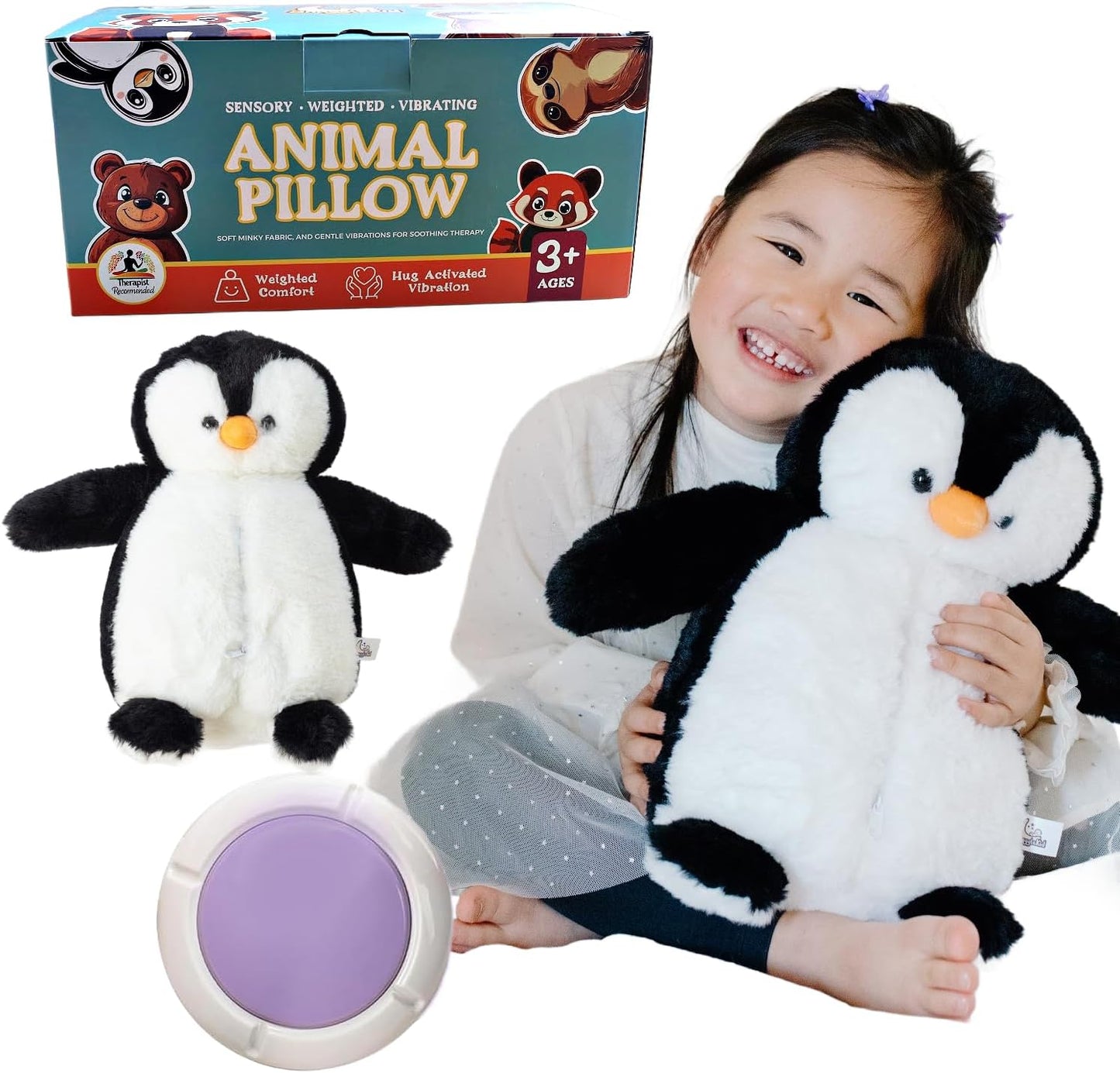 企鵝感官震動承重枕 Penguin Sensory Vibrating Pillow