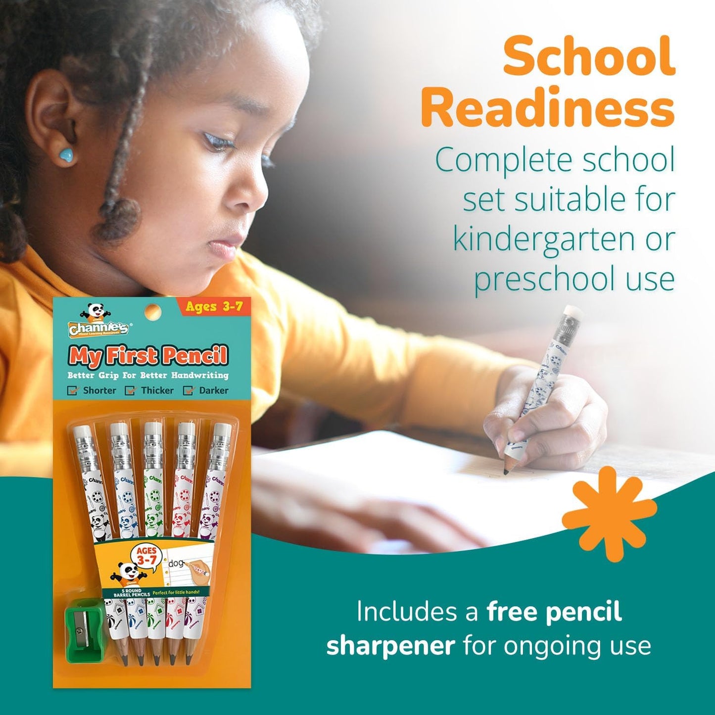 Channie's 我的第一支鉛筆 幼兒專用 My First Pencil Preschool Specific