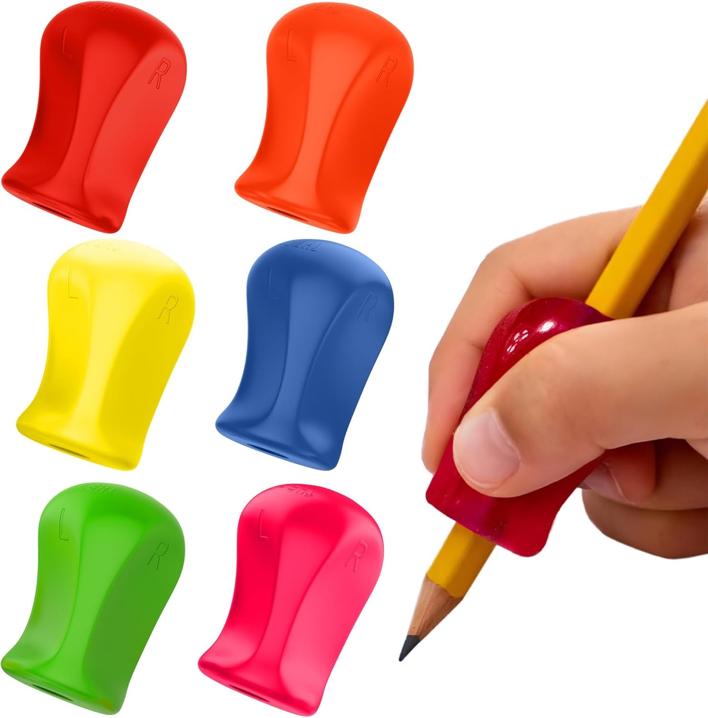 The Pencil Grip 經典握筆器 6入多色組 Original Grippers 6-Pack