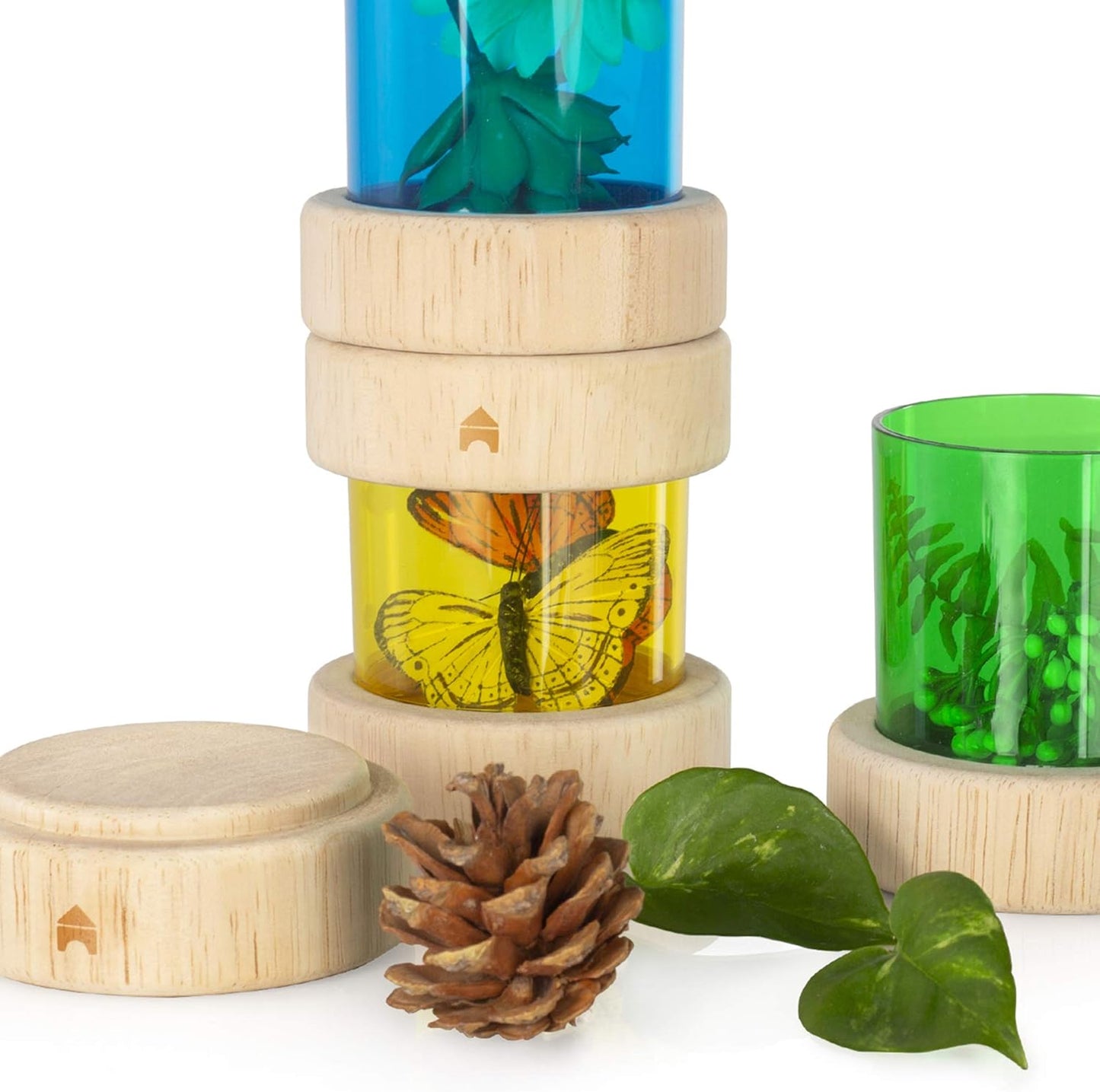 Guidecraft 探索彩色寶藏筒 - 基礎套組 Treasure Tubes Primary Set