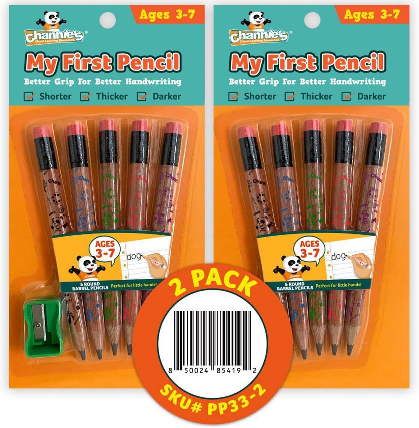 Channie's 我的第一支鉛筆 幼兒專用 My First Pencil Preschool Specific