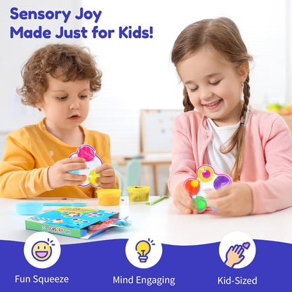 LESONG 色彩配對感統玩具 4入組 Color Sorting Fidget Toys - 4 Pack
