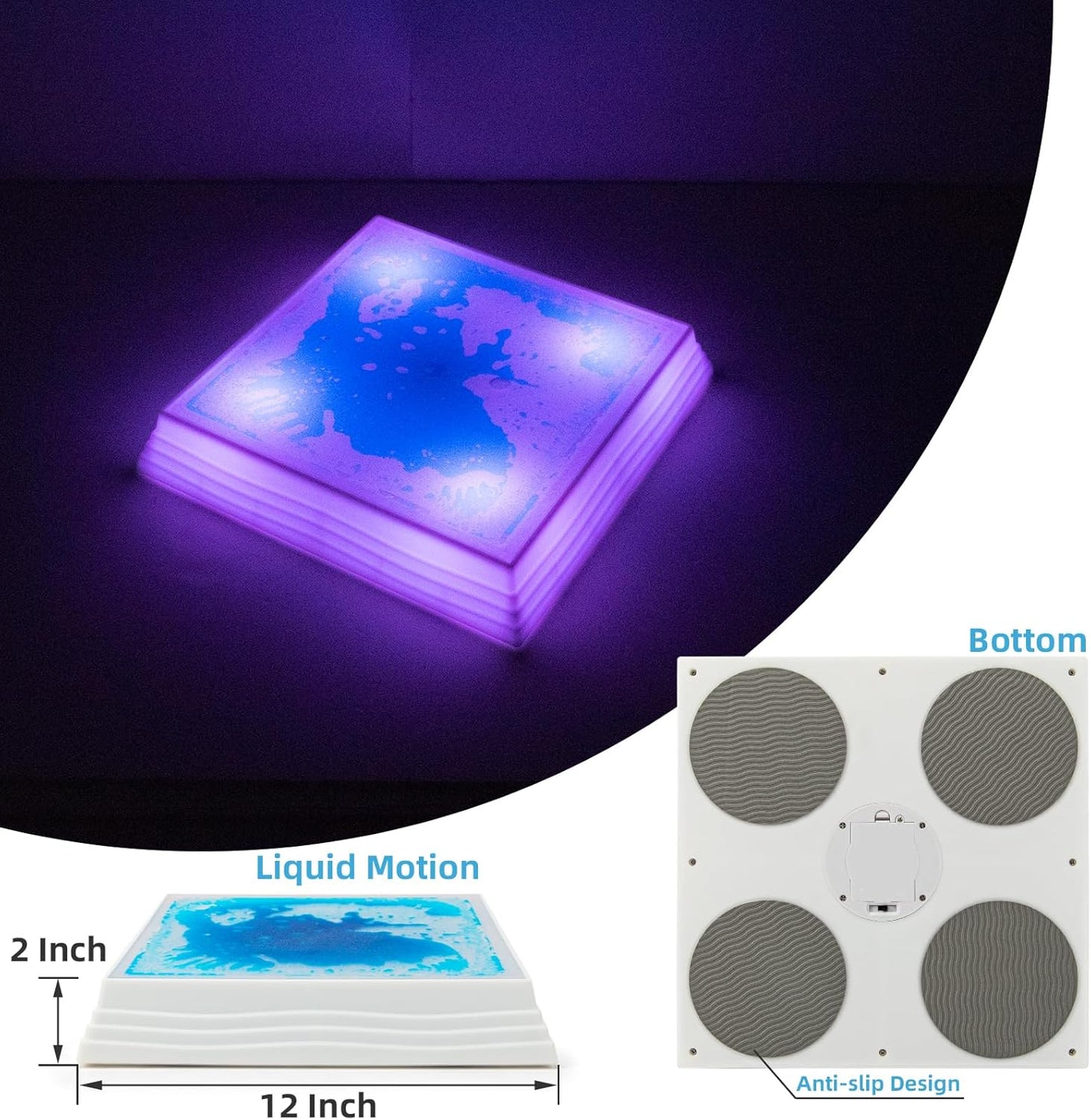 Art3d 互動變色地磚（3入組）Sensory Tiles (3-Pack)