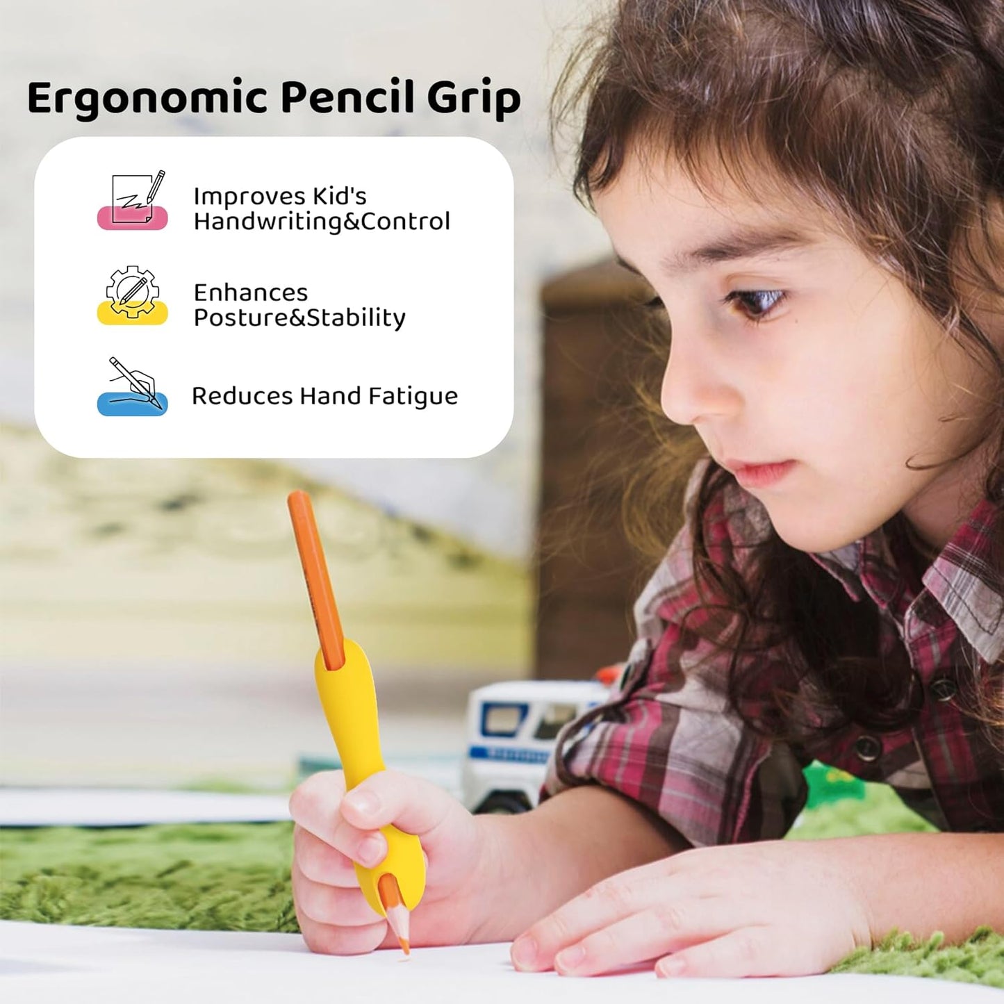 人體工學握筆器 3入組 Ergonomic Dual-Head Pencil Grips 3-Pack