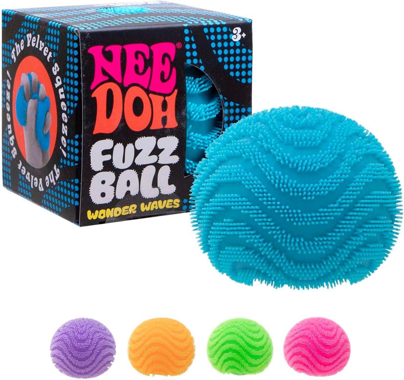 NeeDoh 絨毛波浪舒壓球 Fuzz Ball Sensory Toy