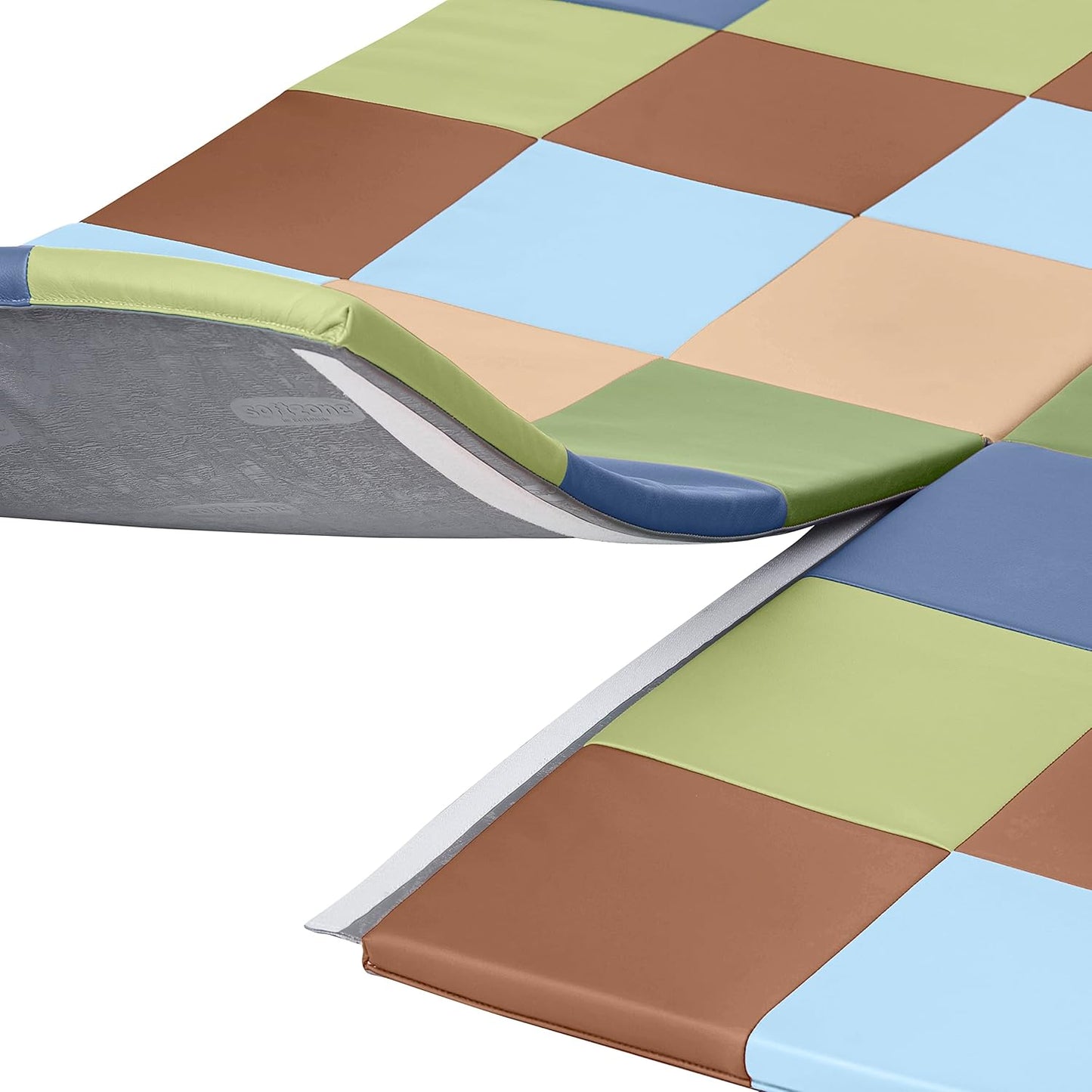 ECR4Kids SoftZone 拼布活動地墊（可折疊式） SoftZone Patchwork Activity Mat