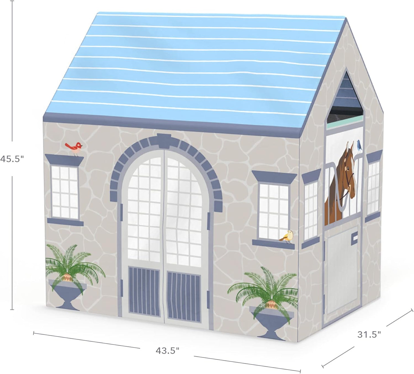 Martha Stewart 兒童馬廄遊戲帳篷 Stable Play Tent