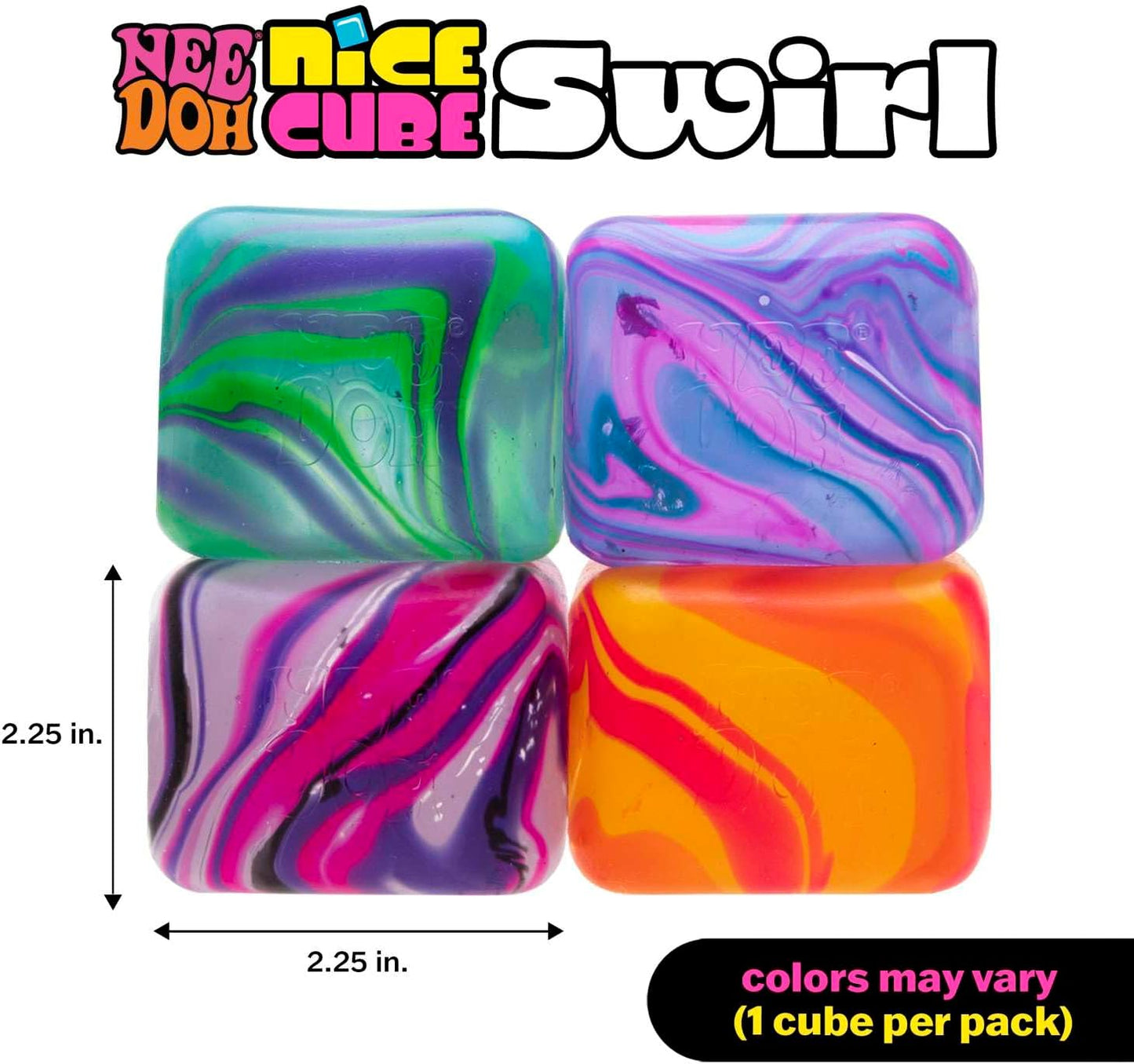 NeeDoh 炫彩舒壓方塊 Nice Cube Swirl