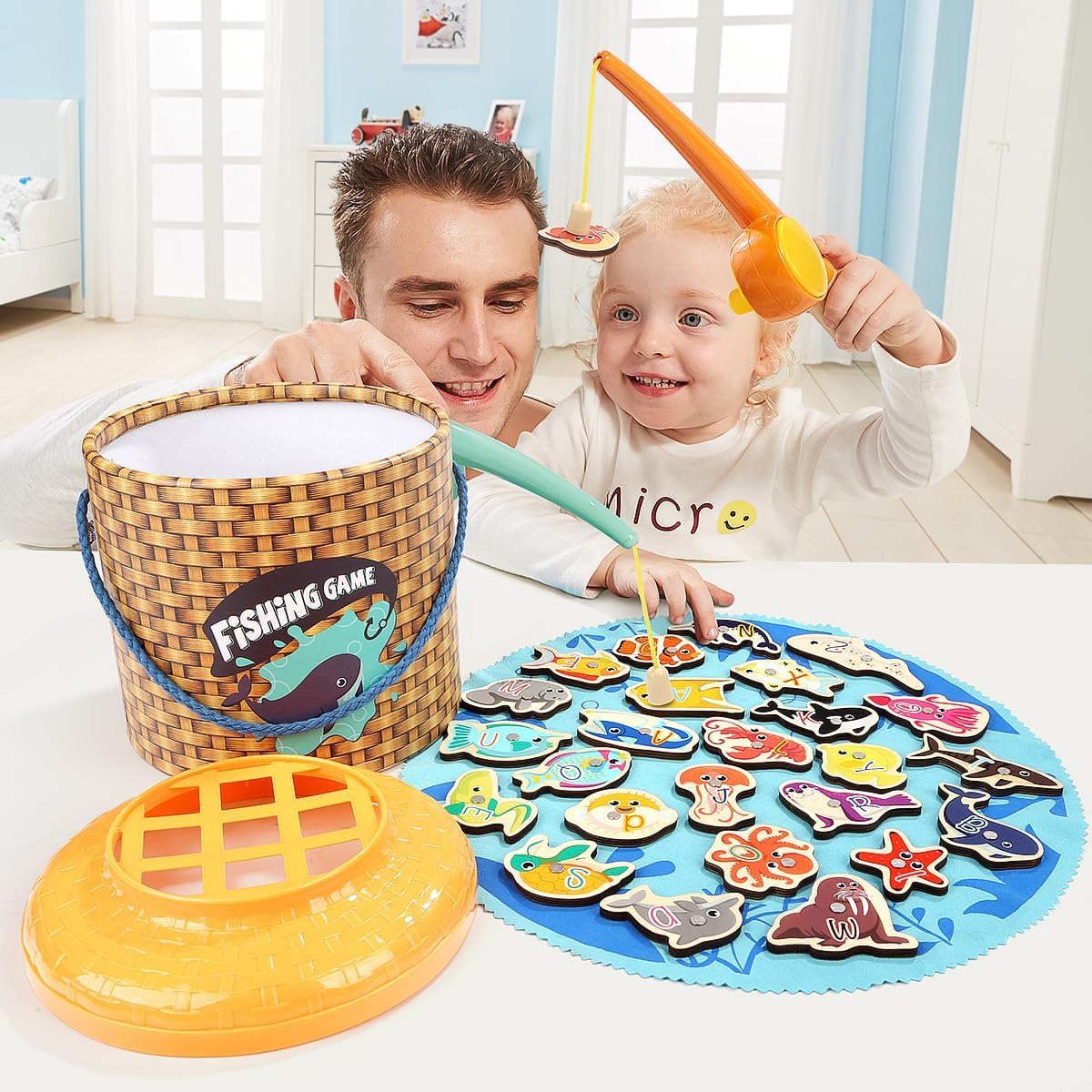 磁性釣魚玩具 TOP BRIGHT Magnetic Fishing Game