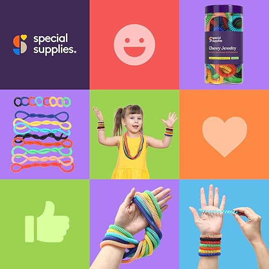 Special Supplies 感統咀嚼飾品 16件組 Chewy Jewelry Set – 16 Pack