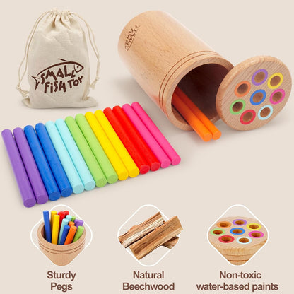 木質顏色分類玩具 Color Sorting Toy