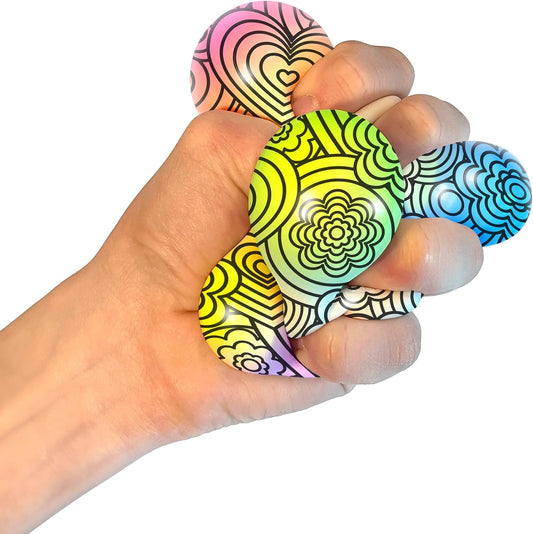 NeeDoh 按壓彩繪紓壓球 Press-Doh Sensory Squeeze Toy