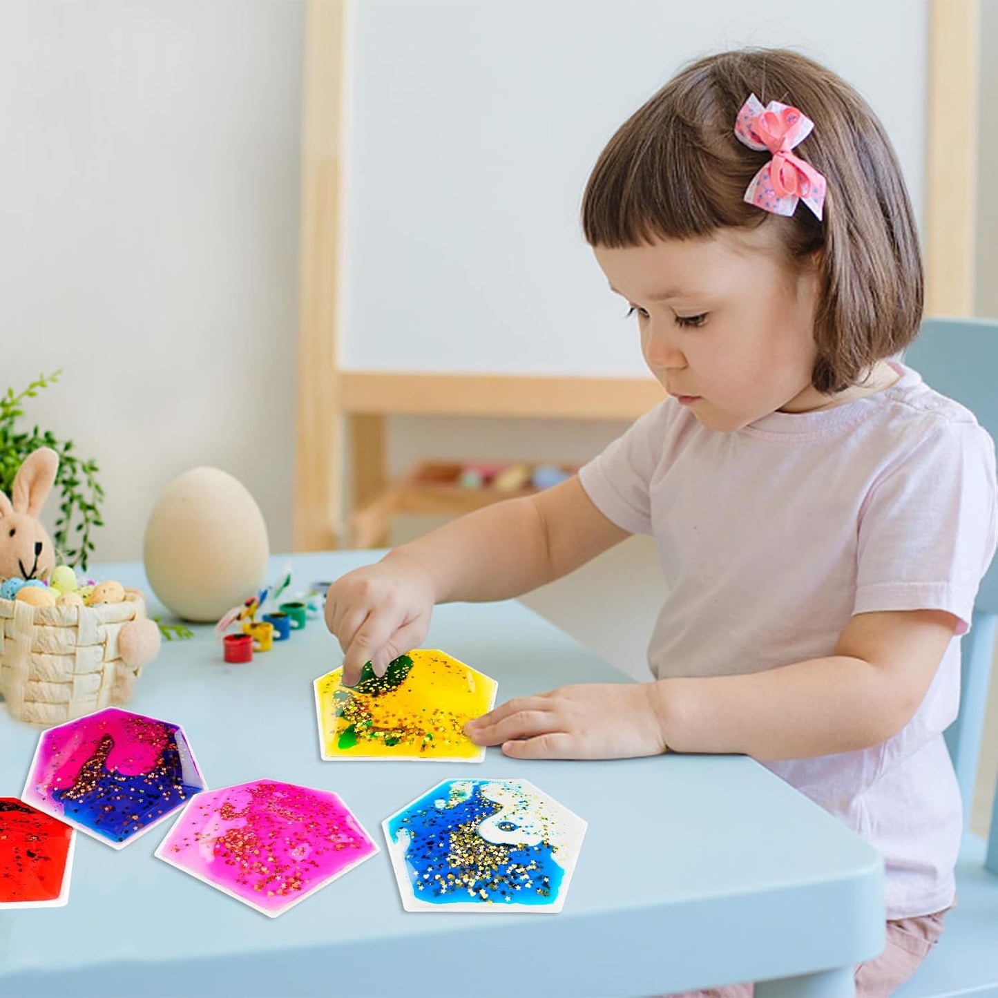 六角形液態感統玩具 6入組 Hexagon Liquid Motion Toys 6-Pack