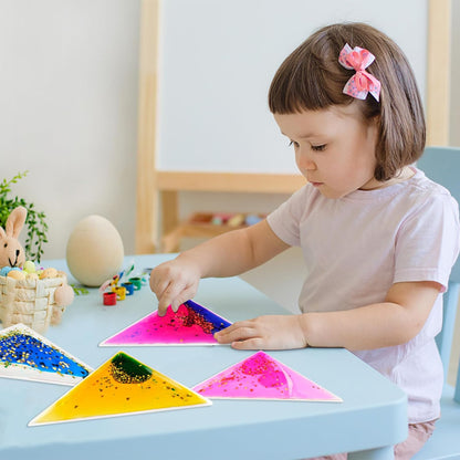 三角形液態感統玩具 6入組 Triangular Liquid Motion Toys 6-Pack