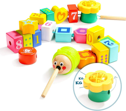 TOP BRIGHT 木製穿線串珠 Wooden Lacing Beads