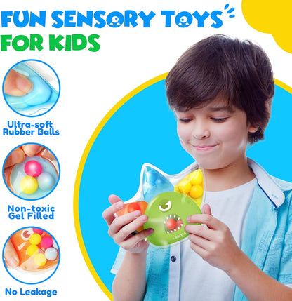 LESONG 顏色分類感統玩具 Color Sorting Sensory Toys - 4 Pack