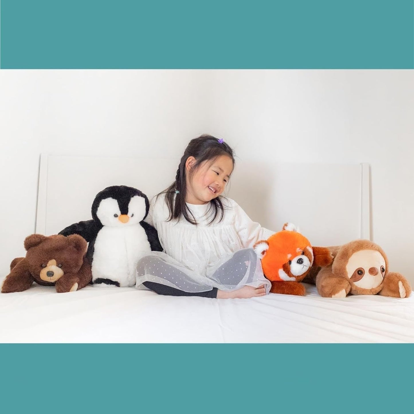 可愛小熊貓加重毛公仔 Adorable Weighted Red Panda Plush Toy