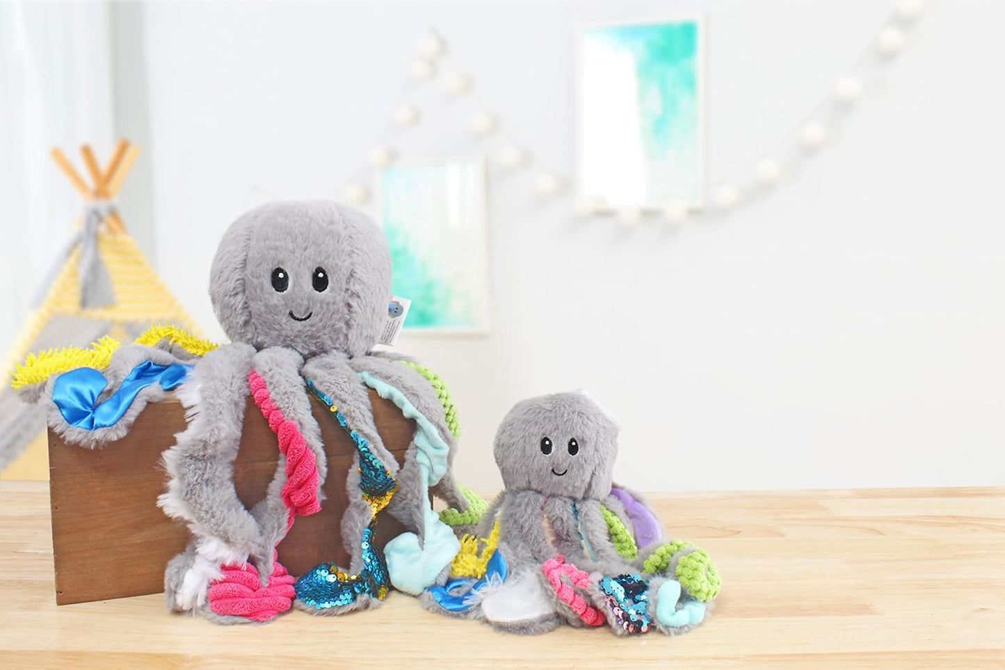 迷你感官章魚毛絨玩具 Mini Sensory Octopus Plush Toy