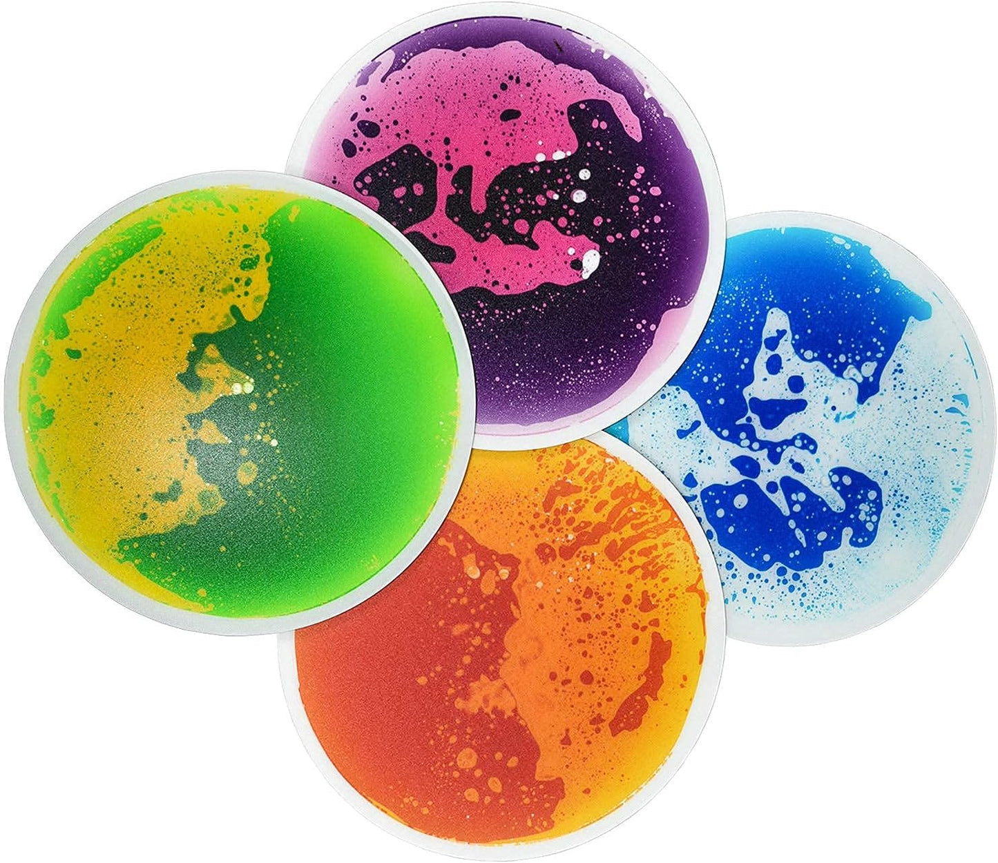 Art3d 圓形液體感統地墊 40cm直徑四片裝 Art3d Round Liquid Tiles 15.8" Diameter 4-Pack