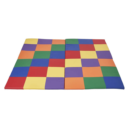 ECR4Kids SoftZone 拼布活動地墊（可折疊式）SoftZone Patchwork Activity Mat (Foldable)