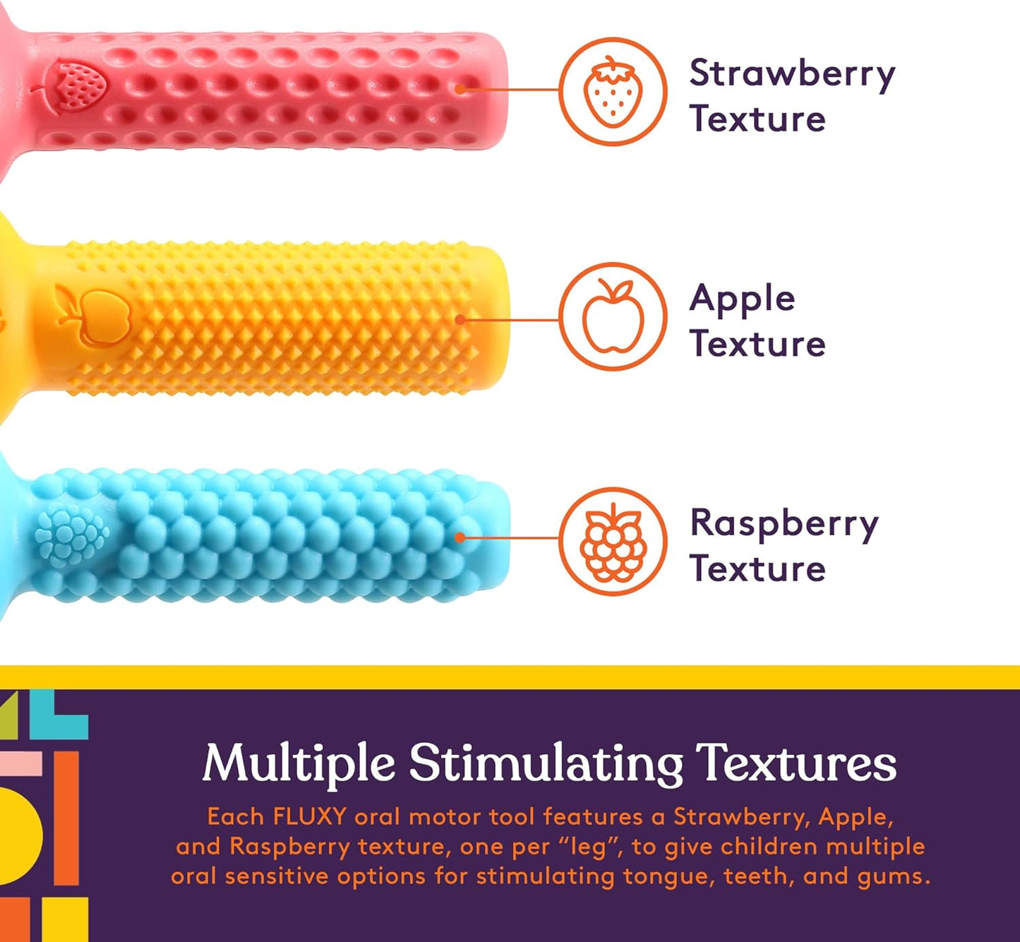 Special Supplies 口腔感統咀嚼玩具 3件組 FLUXY Oral Sensory Chew Toys – Combo 3 Pack