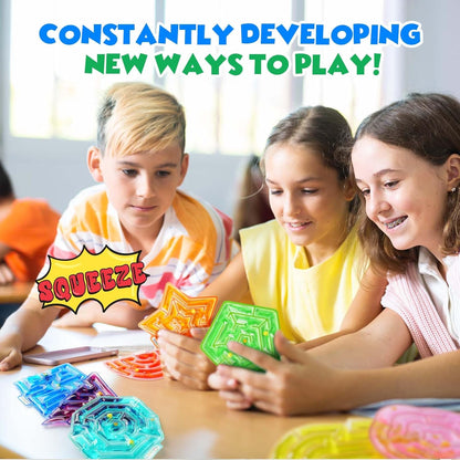 LESONG 凝膠迷宮感統玩具 8入組 Gel Maze Sensory Toys 8-Pack
