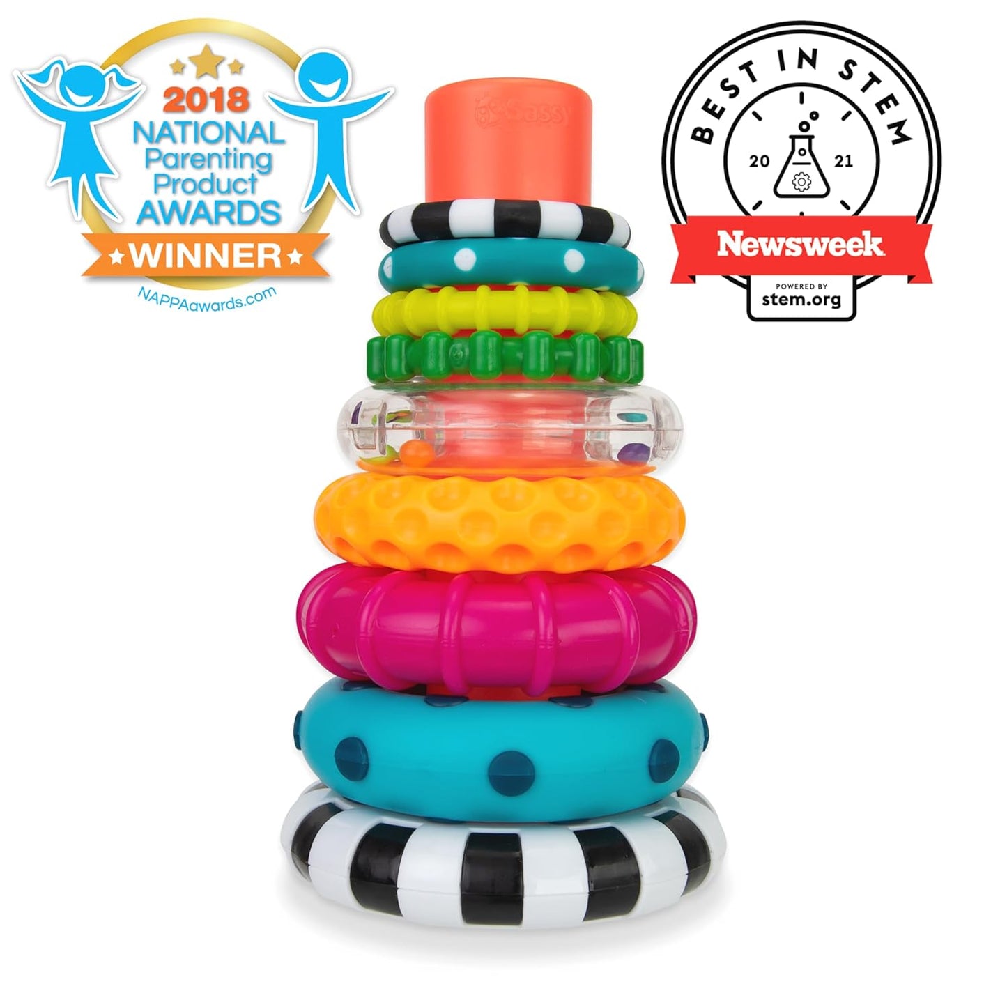 彩虹疊疊圈 Sassy Stacks of Circles