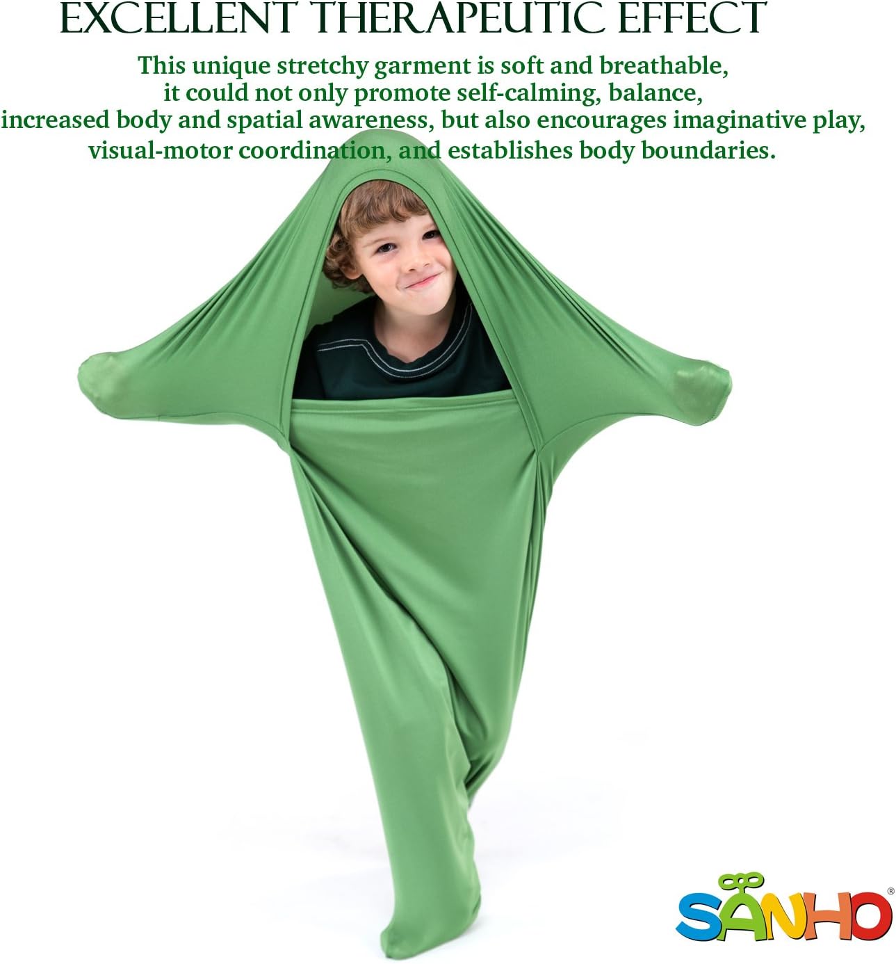 SANHO 專業感統壓力襪 S號 Sensory Compression Sock (80-100cm）