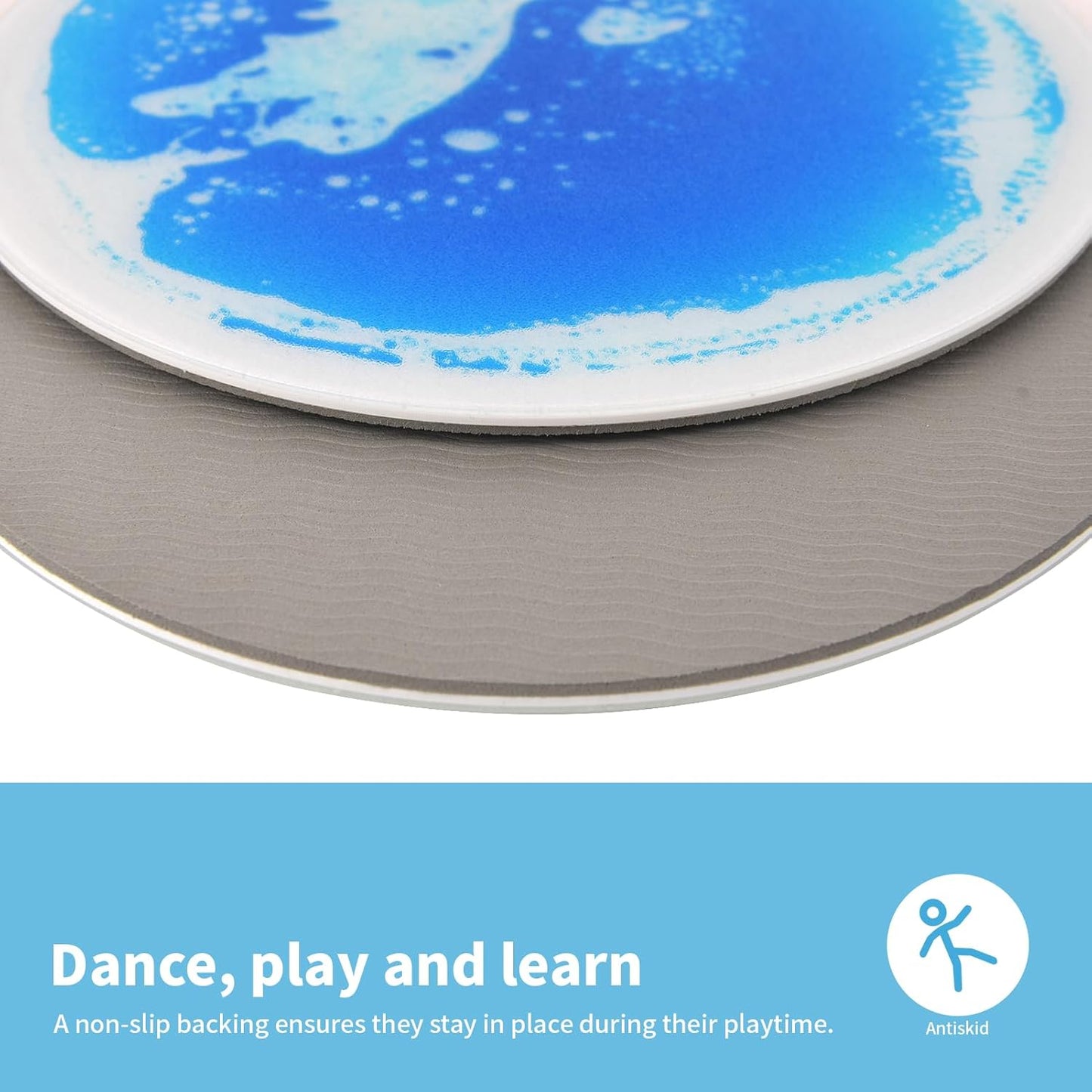 Art3d 圓形液體感統地墊 30cm直徑九片裝 Art3d Round Liquid Tiles 11.8" Diameter 9-Pack