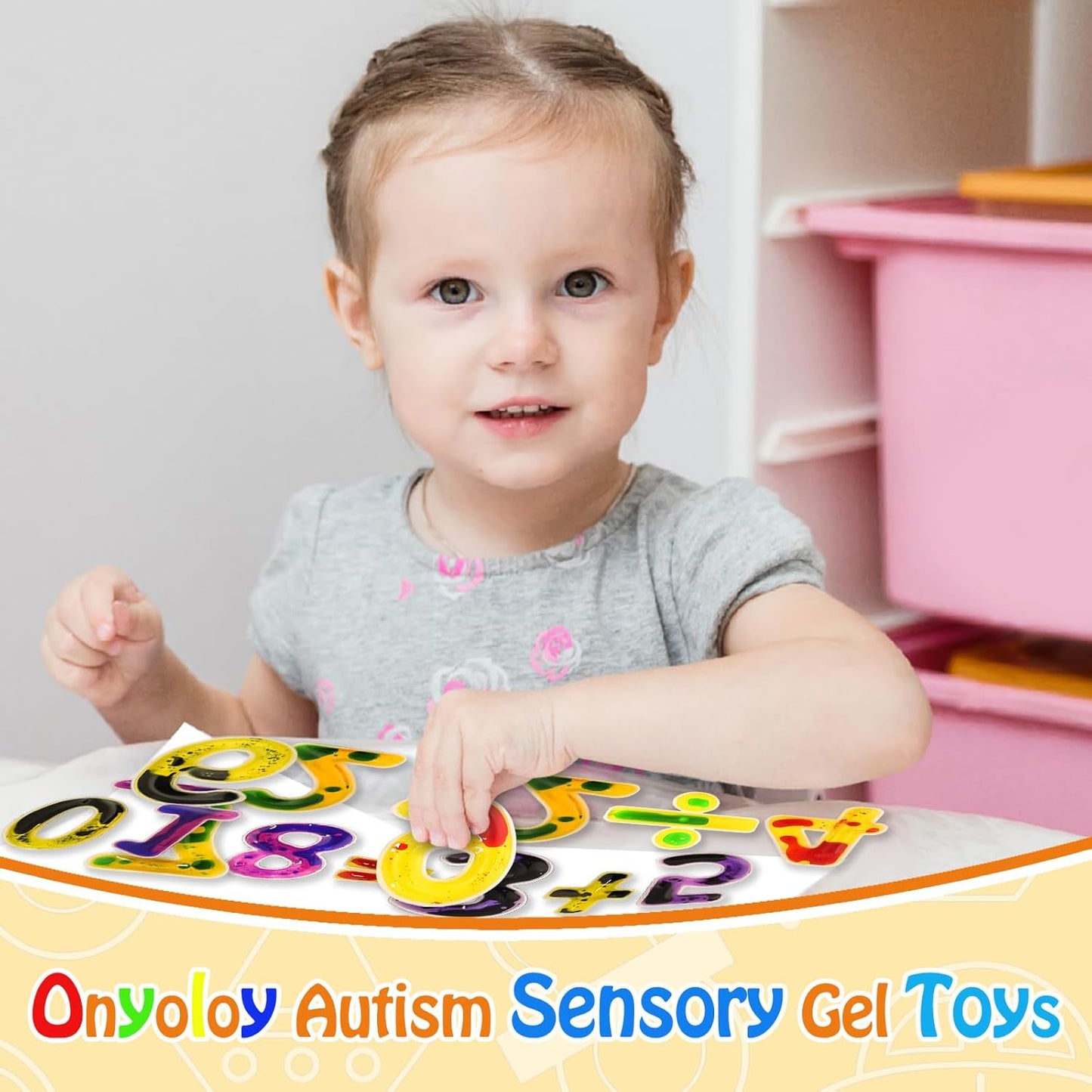 感統數字凝膠玩具15件組 Sensory Gel Numbers 15-Pack