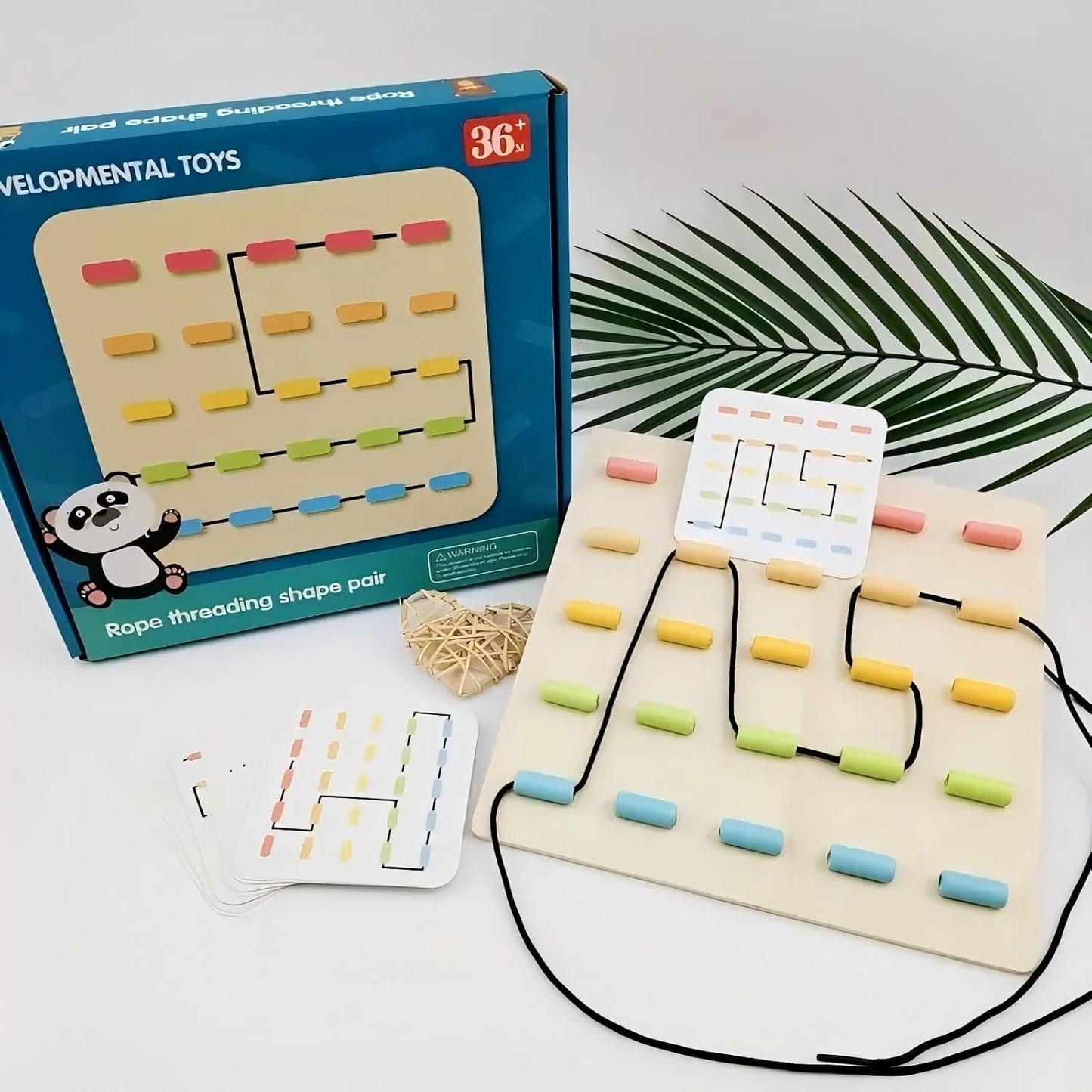 幼兒穿線拼圖板 Lacing Puzzle Board for Toddlers