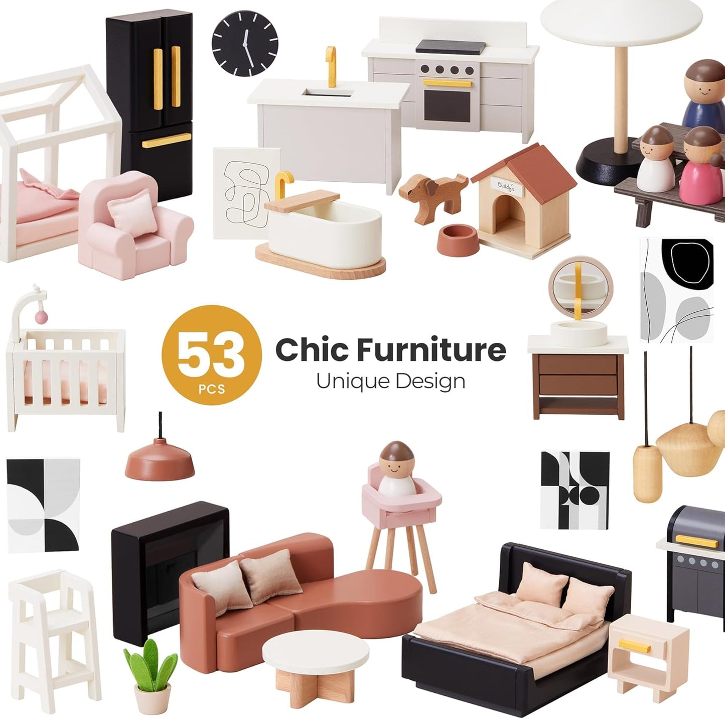 Tiny Land 現代風娃娃屋 Modern Dollhouse