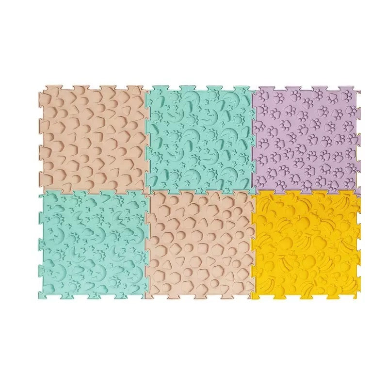 兒童觸覺感官學習拼圖墊套裝 Tactile Sensory Puzzle Play Mats